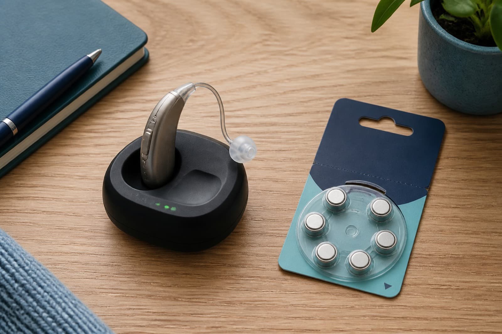 Choisir entre appareil auditif rechargeable ou à piles